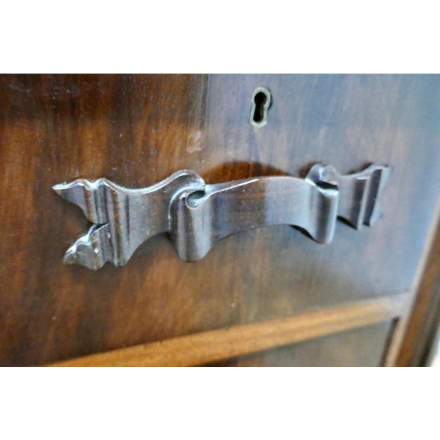 Brown Arts & Crafts Walnut Writing Desk, 1880 For Sale - Image 8 of 11