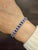 Modern 10.18 Ct Natural Ceylon Heated Sapphire & Diamond Tennis Bracelet For Sale - Image 3 of 8