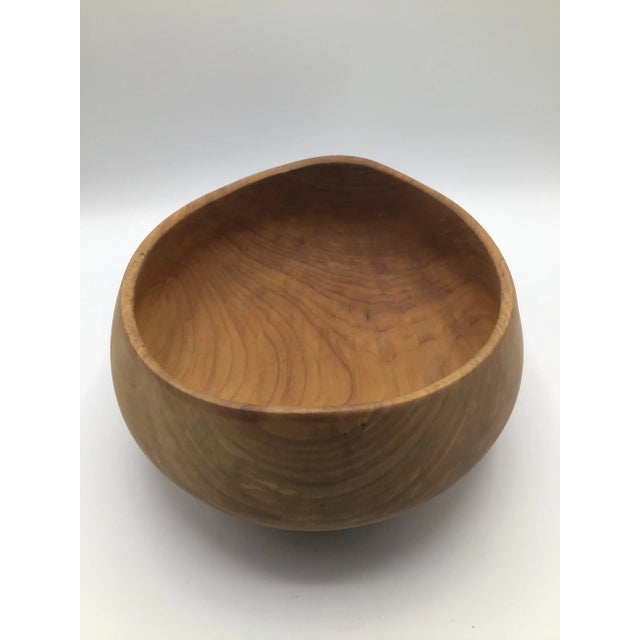 2000 - 2009 Oblong Signed Lloyd Big Leaf Maple Serving Bowl For Sale - Image 5 of 13