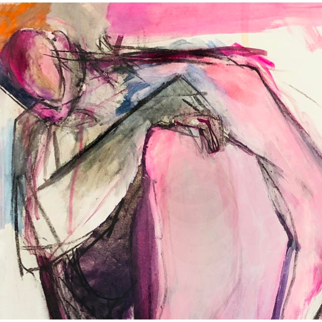 Diagonal leaning position creates dynamic energy with strong vertical leg in center. The diagonals are further enhance...