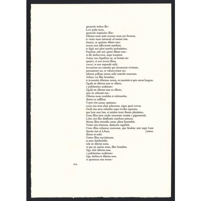 Printmaking Materials 1968 Salvador Dalí Biblia Sacra Lithograph ''Sponsabo Te Mihi in Sempiternum'' ( I Will Betroth You to Me Forever) For Sale - Image 7 of 11