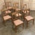 Set of Eight 18th Century Swedish Gustavian Neoclassical Dining Chairs were very recently reupholstered in a high quality...