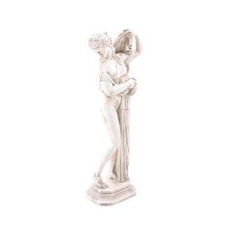 Neoclassical Style Figural Ceramic Statue For Sale