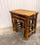 Vintage Chinoiserie Burnt Bamboo, Cane Nesting Tables - Set of 3 For Sale - Image 9 of 9