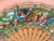 19th Century 19th Century Chinese Export Fan With Finely Pierced Boxwood Sticks and Hand-Painted Scene, Framed For Sale - Image 5 of 9