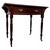 Early 20th Century Antique English Mahogany Writing Table with Green Leather Top For Sale - Image 12 of 12