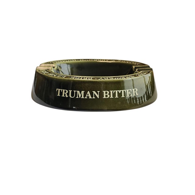 Rare vintage English Truman Bitter pub ashtray in excellent condition. Made by Wade PDM for once the largest brewer in the...