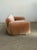 1990s Late 20th Century Post Modern Overstuffed Blush Loveseat For Sale - Image 5 of 12