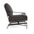 Contemporary Brown Jordan Venetian Motion Lounge Chair, Textured Pewter frame with Fusion Charcoal fabric For Sale - Image 3 of 11