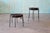 A Set of 4 1940's Swift and Monell Woven Leather and Iron Stools Mid Century Modern For Sale - Image 14 of 17