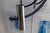 Contemporary ModerBlack and Chrome Candelabra Chandelier Ceiling Light Fixture For Sale In Detroit - Image 6 of 8