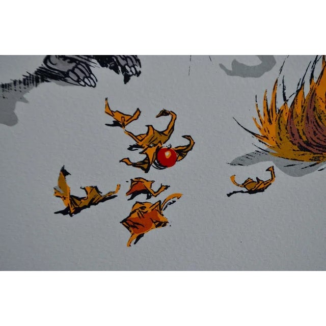 Contemporary René Hausman, Squirrels, 1998, Screenprint For Sale - Image 3 of 8