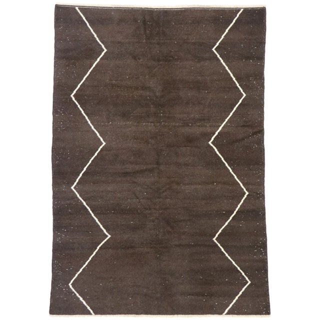 Vintage Turkish Moroccan Rug - 05'06 X 07'10 For Sale - Image 9 of 9