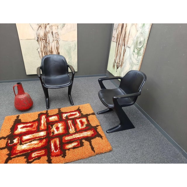 Mid-Century Modern Z-Chairs by Ernst Moeckl & Siegfried Mehl for Horn Collection, 1960s, Set of 2 For Sale - Image 3 of 13