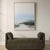 This Serene Hand Painted Artwork Features A Tranquil Blend Of Soft Blues, Grays, And Whites, Evoking A Misty Landscape....