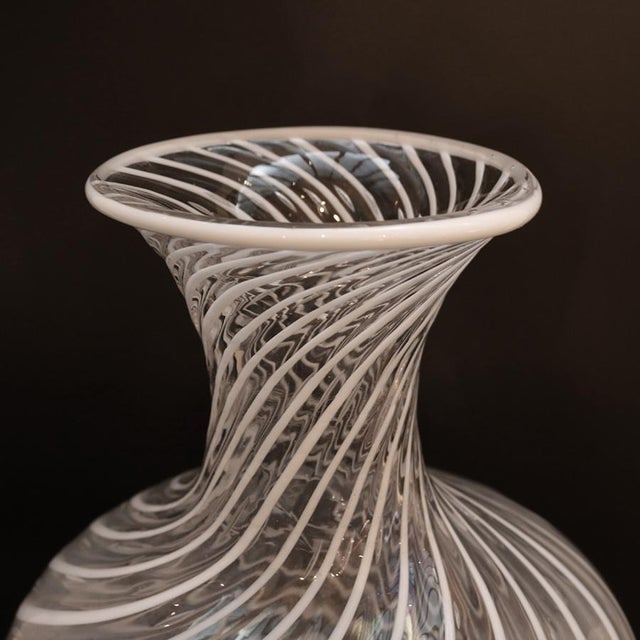 Glass 1920s "Veronese" Venini Art Glass Vase by Vittorio Zecchin For Sale - Image 7 of 10