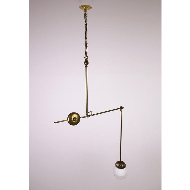 1940s Adjustable Brass Dentist Lamp from Bland, UK, 1940s For Sale - Image 5 of 18