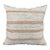 Turkish Hemp Pillow Cushion Natural Beige Rust Pillow Cushion Cover 24"x24" For Sale