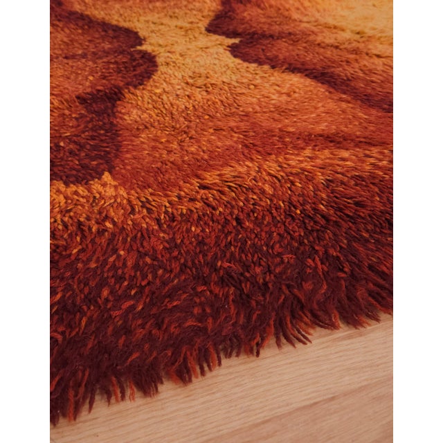 1970s Mid-Century Modern Rug in Wool, Germany, 1970s For Sale - Image 5 of 8
