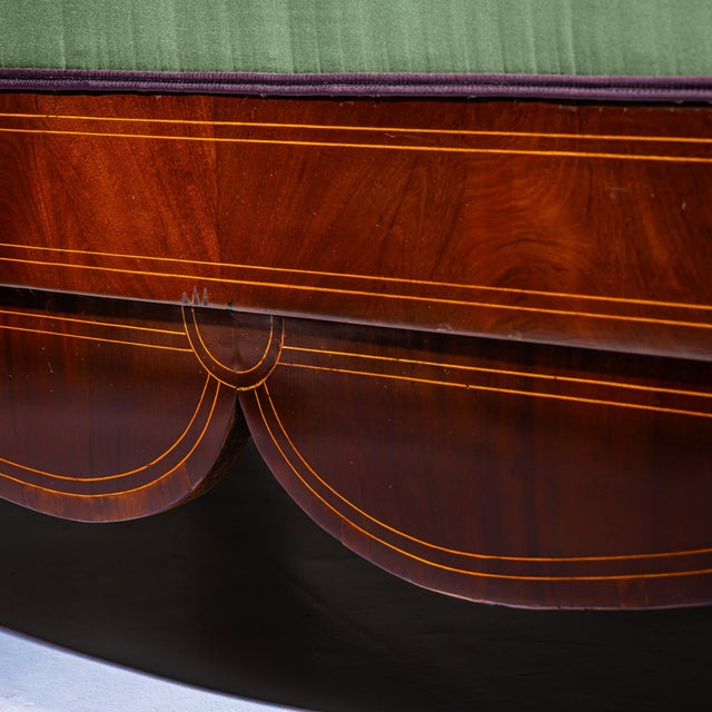 Antique Biedermeier Sofa in Mahogany, Northern Germany, 1830 For Sale - Image 10 of 13