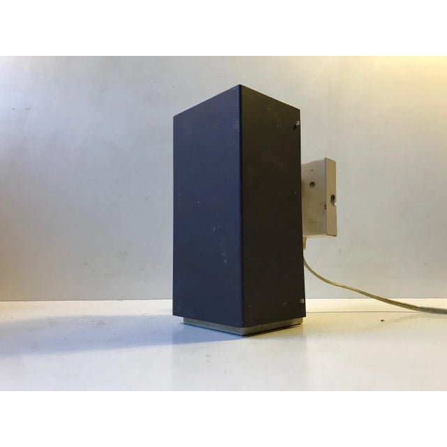 Grey & White Wall Sconce by Preben Dahl for H. F. Belysning, 1960s For Sale - Image 11 of 11