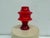 1970s Red Glass Table Lamp from Hustadt Leuchten, 1970s For Sale - Image 5 of 9