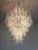 1980s Vintage Murano Glass Chandelier with Glass Petals, 1983 For Sale - Image 5 of 13