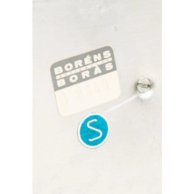 Swedish Rosewood & Brass Table Lamp from Boréns, 1960s For Sale - Image 3 of 8