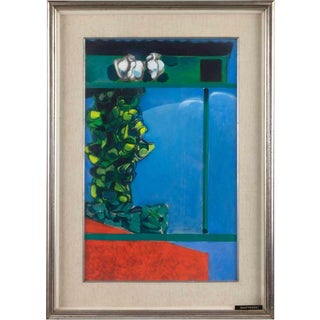 Carlo Quattrucci, Abstract Composition, 1965, Oil Painting on Canvas, Framed For Sale