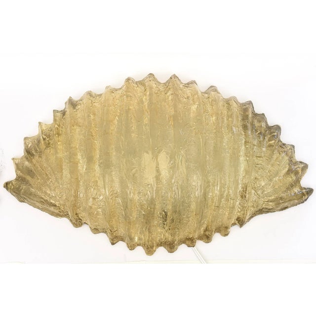 Modern Vintage Resin Shell Wall Sconces Hollywood Regency Style, Restored, 1970's For Sale - Image 3 of 13