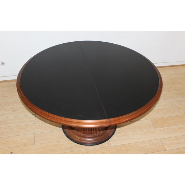 Art Deco Style Round Table by Grange, 1980 For Sale - Image 10 of 12