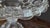 Transparent Vintage Daisy & Button Clear Pressed-Glass Pedestal Compote For Sale - Image 8 of 15