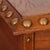 1940s Oak and Brass Desk in the style of Charles Dudouyt, 1940 For Sale - Image 5 of 9