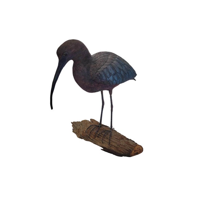 1990s Vintage Glossy Ibis Sculpture For Sale - Image 5 of 16