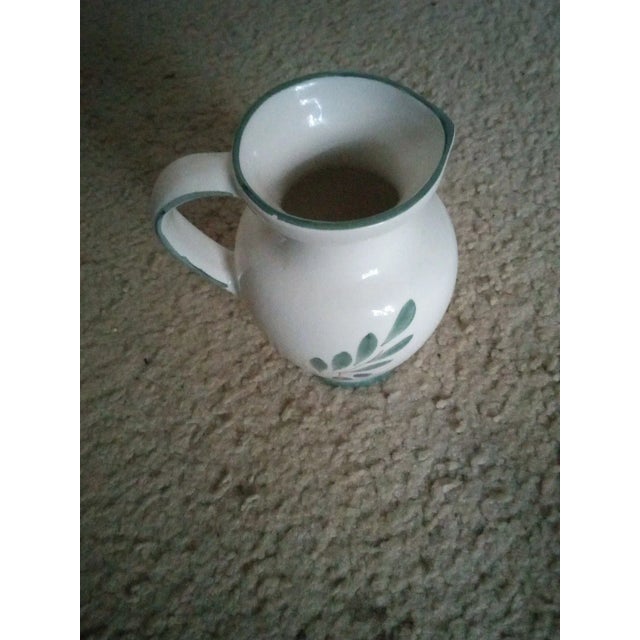 GORGEOUS Fortebraccio Ceramiche 7" Hand painted Pitcher Vase Made in Italy Add some Italian flair to your home decor with...