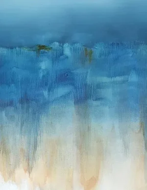 "Ascending" Contemporary Abstract Giclee Canvas Print