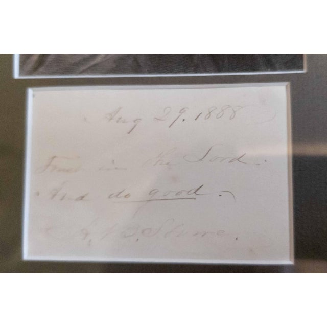 19th Century 19th Century Signed Autograph Letter by Harriet Beecher Stowe 1888 For Sale - Image 5 of 10