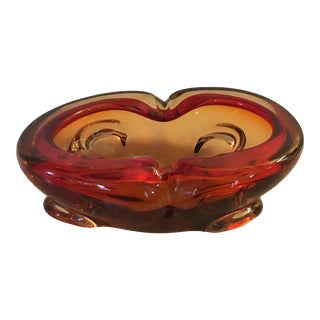Vintage Mid-Century Modern Murano Ashtray For Sale