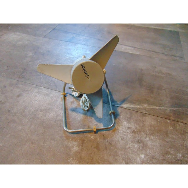 Vintage Industrial Fan from Junior, 1970s For Sale - Image 6 of 6