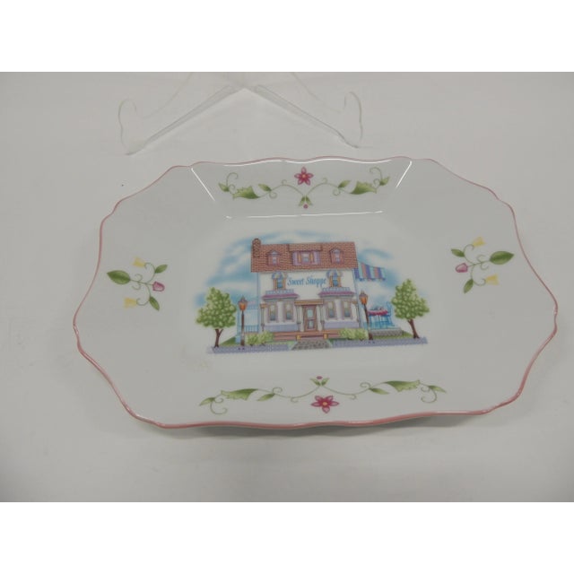 1980s Vintage Lenox Shoppe Hand-Painted Candy Dish For Sale - Image 5 of 5