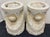 Sculptural Pair of Postmodern Mactan Stone & Glass Top Side Tables For Sale - Image 4 of 7