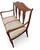 Traditional Antique Edwardian Settee With Wood and Mother-of-Pearl Inlay For Sale - Image 3 of 8