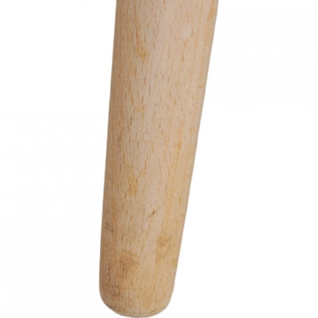 CH-20 Chairs in Beech and Red Leather by Hans Wegner, Set of 4 For Sale - Image 12 of 17