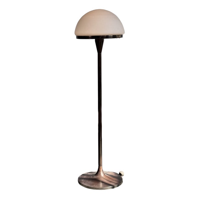 Hungarian Brass Floor Lamp attributed to Iparmuveszeti Vallalat, 1960s For Sale