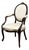 Georgian English Mahogany Salon Chair, 1780 For Sale