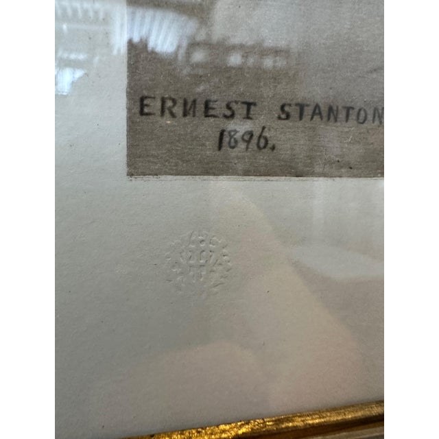 Large Frame with Glass by Ernest Stanton, Set of 2 For Sale - Image 5 of 12