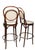 Pr. Bar Height Bentwood Stools by L & B Products Corp. After Thonet C 1981 For Sale - Image 11 of 14