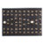 Sample - Schumacher Studded Leather Trim in Black For Sale