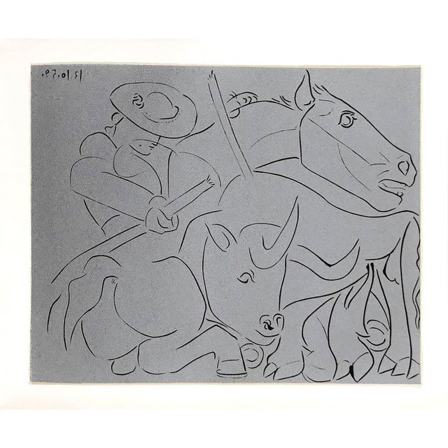 Surrealism Picasso 18 La Pique Cassee For Sale - Image 3 of 3