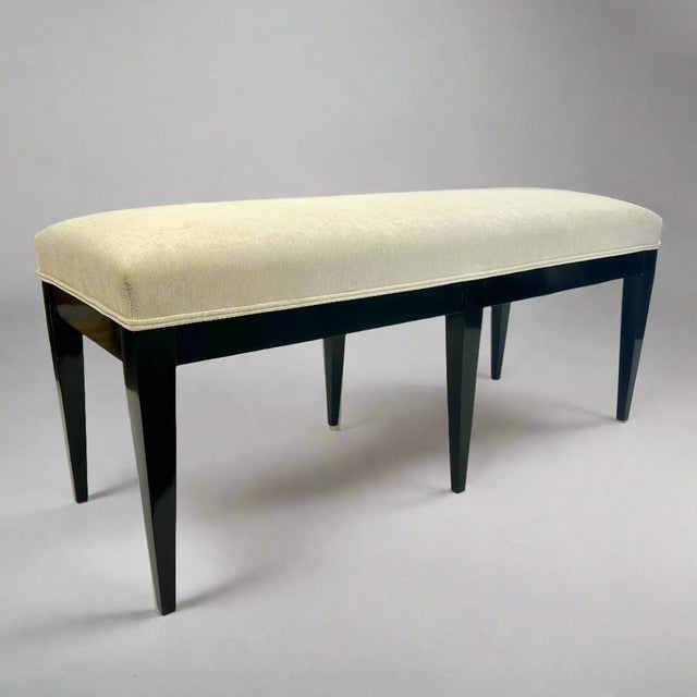 1990s Fine Neoclassical Style Six Leg Bench For Sale In New York - Image 6 of 7